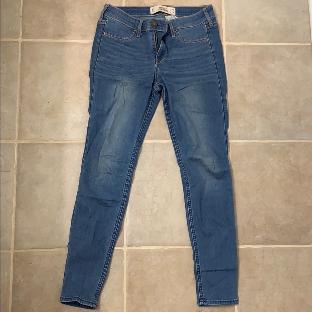 Hollister Blue Skinny Jeans